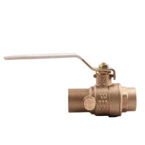 Long Handle Ball Valve with Drain